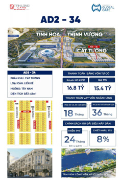 Cần bán gấp bán cặp AD2 - 36 38 phân khu Cát Tường cực đẹp cạnh Grand World