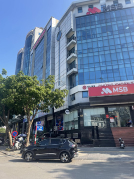 Building KĐT Cầu Giấy, Trần Thái Tông DT 121m2x9 tầng, mt 11m lô góc. Giá chào bán 66.66 tỷ