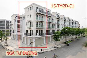 LÔ SHOPHOUSE GÓC 3 MẶT TIỀN 138M2 - 15TM2D-C1, diện tích xây dựng 367m2 mặt đường đại lộ Hoàng Mai