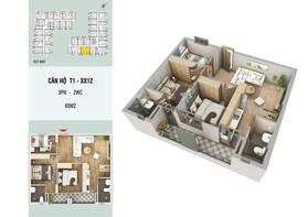 Bán dự án căn hộ chung cư HILLVIEW với căn hộ 3PN - diện tích 54m2 cùng nhiều tiện ích tại Bắc Nin