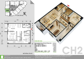 Bán căn hộ chung cư tại phường Nam Viêm, giá 1,7 tỷ VND, diện tích 79,85 m2
