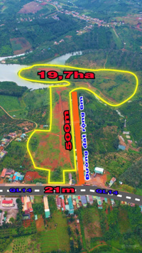 Bán 19.7ha đất ODT và CLN view hồ tại Đắk Nông phù hợp làm dự án nghỉ dưỡng
