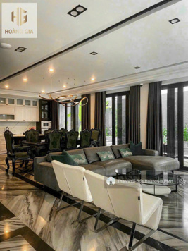 Cho thuê biệt thự Quận 7 có hồ bơi, biệt thự đơn lập Nam Thiên 2, 315m2(17x18,5) 5pn, 5wc, sân vườn