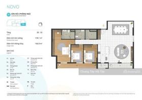 Bán căn hiếm nhất Kosmo - 170m2 - 3PN + 1 - Tầng penthouse siêu đẹp, thoáng - View bao quát hồ Tây