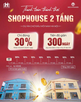 Bán shophouse Giá Tốt - chợ Đầu Mối Nam Hà Nội - Bích Hòa - Thanh Oai