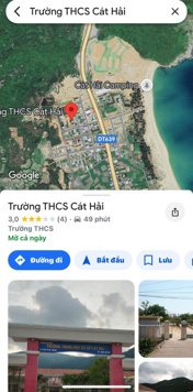Bán đất biển Tân Thanh - Cát Hải tỉnh Bình Định