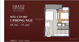 Bán gấp trong tháng căn 1 phòng ngủ Grand Center Quy Nhơn 1,3 tỷ giá 95% - giá còn thương lượng