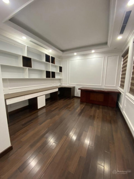 Cho thuê biệt thự tại KĐT Nam Cường - HĐ. DT: 220m2 * 4 tầng + 1 hầm. MT: 10m. thông sàn. Nhà mới