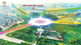 Bán đất nền sẵn sổ, ngay chân toà chung cư, sát cạnh Aeon Mall Bắc Giang diện tích: 93m2