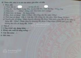 Bán đất tại Phước Long Thọ, Đất Đỏ, Bà Rịa Vũng Tàu, 2,92 tỷ, 200 m2