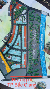 Bán đất nền dự án Mỹ Độ Vista City Bắc Giang, 2,6xx tỷ, 88m2, view đẹp Hot!