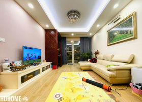 Bán căn 3 p.ngủ 99m2 hướng Đông Nam, full nội thất, sổ đỏ+slot oto tại N10 Hà Đô Park Views