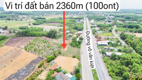 Bán đất cực rẻ 2400m2 thổ cư mặt tiền đường Võ Nguyên Giáp 50m ngang giá 2tỷ750 TL Bình Hòa, Q Ngãi