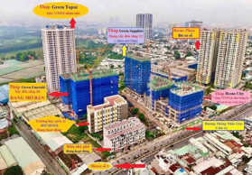 Khu đô thị Bcons City tháp Green Topaz căn 2PN 2WC giá 1tỷ773tr có sẵn HĐ thuê 10tr/th trong 2 năm