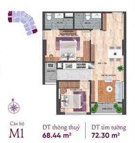 Duy nhất căn 2PN + tại toà căn hộ cao cấp Misaki Town Hạ Long chỉ 2,3tỷ