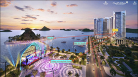 Bán căn hộ Vịnh Di sản Crystal Holidays Harbour Vân Đồn, 3 tỷ, full nội thất, cho thuê 40tr-60tr/th