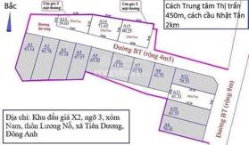 Bán Đất Đấu Giá X2 Lương Nỗ Đông Anh