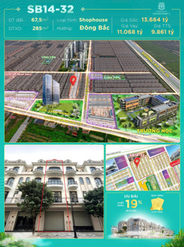 Bán gấp CH 67.5m2 đang cho thuê 5 tầng giá 9.8xxtỷ có dòng tiền luôn tại Vin Ocean Park 2 CK 31%