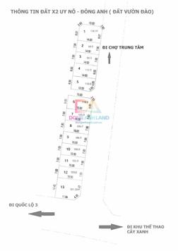 Bán đất đấu giá X2 Uy Nỗ Đông Anh Lô góc khu Vườn Đào kinh doanh 