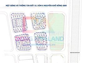 Bán đất đấu giá X1 Nguyên Khê Đông Anh mặt đường quốc lộ 3 kinh doanh view sông đào