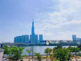 Độc tôn! Nhà MT Nguyễn Văn Hưởng (20m) 9x28 trực diện sông Landmark 81-XD 7 tầng-85 tỷ Thảo Điền