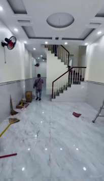 Trệt 2 lầu 4pn 3wc - nhà mới hẻm 50 đường Số 9, P.9, GV - giá chỉ 12tr/th - sẵn 4 máy lạnh