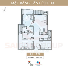 Bán nhanh CH 85m view hồ Sài Đồng giá rẻ nhất dự án Le Grand Jardin 5,15 tỷ bao thuế phí 0947 437 482