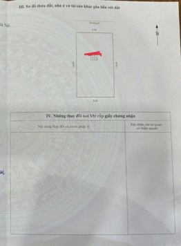 Bán mảnh đất 112m2 phân lô, Đền Lừ 3, giá chỉ 200 triệu /m2, đường ô tô tránh, vỉa hè rộng MT 8m