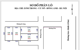 Bán đất Xóm Trong, Uy Nỗ, Trung tâm Đông Anh_ 51m giá hơn 3Tỷ