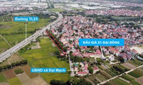 Bán đất đấu giá X1 Đại Đồng Đại Mạch Đông Anh gần cầu Thượng Cát