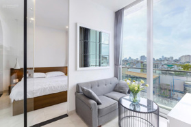 Căn hộ 1PN cao cấp, 40m2, Full nội thất, ban công view thoáng, ngay Trần Kế Xương, ngã tư Phú Nhuận