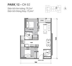 Bán căn hộ chung cư Park Hill Premium, Minh Khai, 7 tỷ, 80m2, 2PN, pháp lý đầy đủ