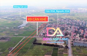 ✅ Bán đất đấu giá X9 Cán Khê, Nguyên Khê - Mặt đường QH 40m