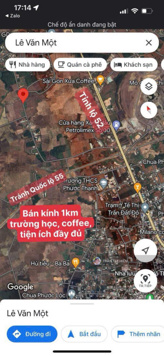 Mặt tiền Lê Văn Một - Thị trấn Đất Đỏ - Đi biển Phước Hải 7 phút - 2500m2 - 240m2 thổ cư