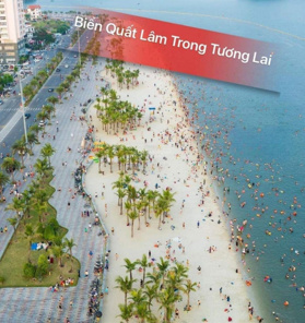 Bán đất nền Quất Lâm khu phân lô có vỉa hè, cạnh Flamingo, Sun Group, mặt biển giá 1tỷ 550