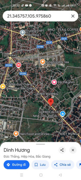 Bán đất thị trấn Thắng, Hiệp Hòa, Bắc Giang, gần tỉnh lộ giá ưu đãi chỉ với 8 triệu / m2