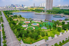 Biệt thự An Quý mặt đường Phan Kế Toại 27m, trực tiếp CĐT Nam Cường, DT 198m2, gần công viên