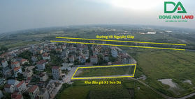 Bán đất đấu giá X1 Sơn Du Nguyên Khê Đông Anh Sát công viên phần mềm Vintech