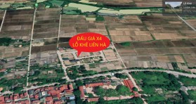 Bán đất đấu giá xã Liên Hà Đông Anh - khu X4 Lỗ Khê