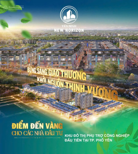 Bán lô góc ngoại giao KĐT Yên Bình New Hoziron vip nhất DA, KD đỉnh