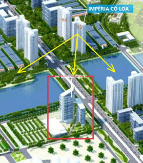 Quỹ căn 2PN trục Đông nam (1x,..,18) Imperial Cổ Loa. CK 18,5% giá bán (100-129 ++ triệu/m)