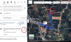 Bán đất Lộc Đức Bảo Lâm. Lô góc. DT 770m2 (22,7m x dài 33,5m). Hạ sập giá bán 2 tỷ 150 triệu