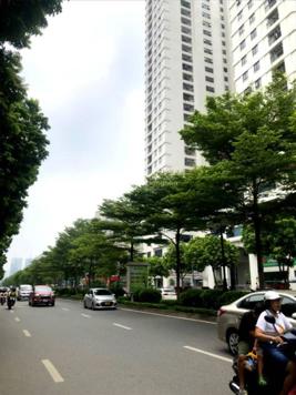 Tòa nhà văn phòng mặt phố Trung Kính To , DT 100m2 x 8 tầng, hầm, thang máy, giá 65.5 tỷ.