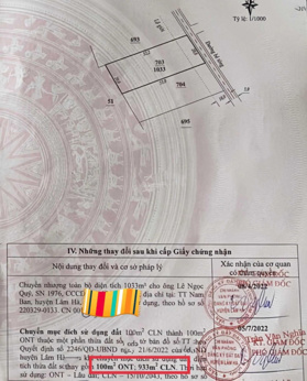 Cắt lỗ giảm sâu lô đất hơn 1000m2 tại Nam Hà