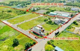 Chính chủ bán đất đối diện cổng KCN Vsip II mặt đường ĐT742 giá 890 triệu/nền 85m2 SHR KDC đông