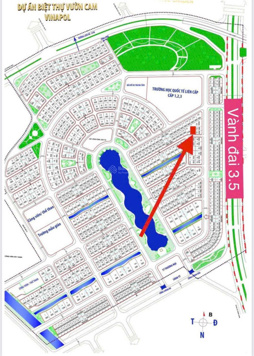 Chính chủ bán căn biệt thự giá rẻ nhất với 4 mặt thoáng khu đô thị Vườn Cam Gaden Vân Canh