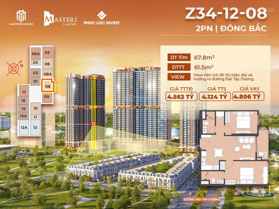 Cần tiền bán gấp căn chung cư 2pn Masteri Vinhome Ocean park