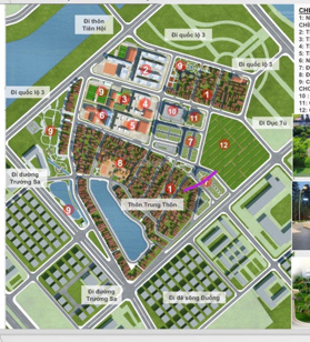 Chính chủ cần bán lô đất tại Trung Thôn - Đông Hội - Đông Anh - Hà Nội. Giá 4.150 tỷ. DT: 48.8m2