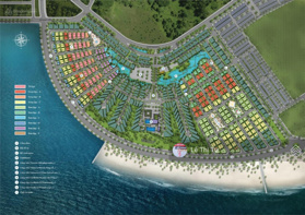 Bán biệt biển Hướng ĐN giá tốt nhất thị trường dự án Sun Grand Feria diện tích 230m2 giá bán 2x tỷ