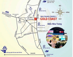 Bán căn 2PN 61m2 toà Nam view biển lầu cao dự án GoldCoast Nha Trang